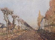 Alfred Sisley Chemin de la Machine Louveciennes, oil on canvas